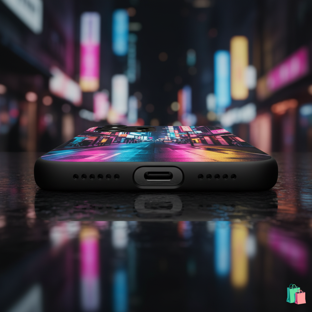Neon Tokyo iPhone All models Case | Cityscape Glow