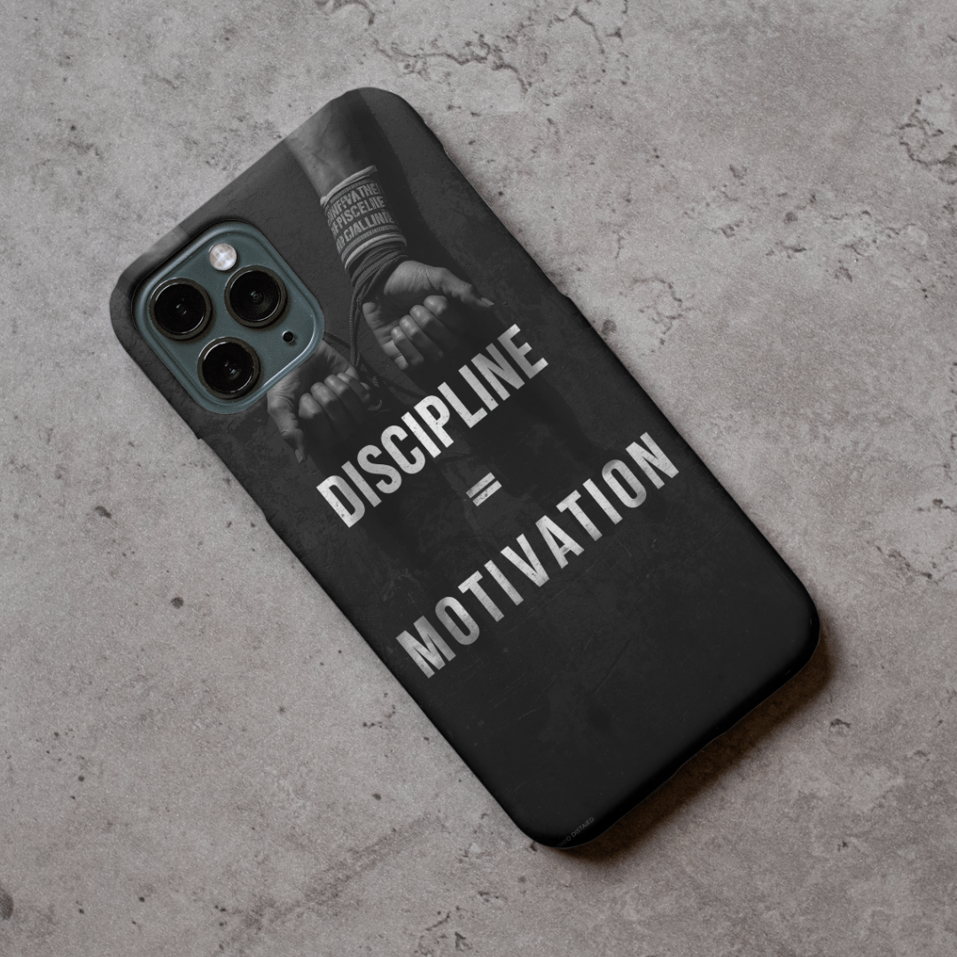 Discipline > Motivation Premium Matte Case