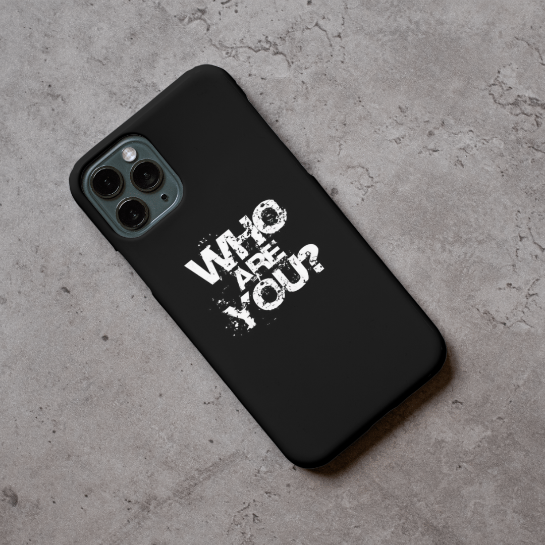 Who Are You? – Minimal Matte Case