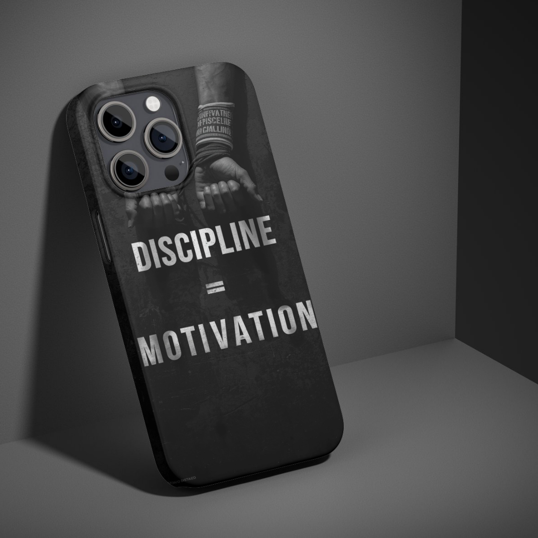 Discipline > Motivation Premium Matte Case