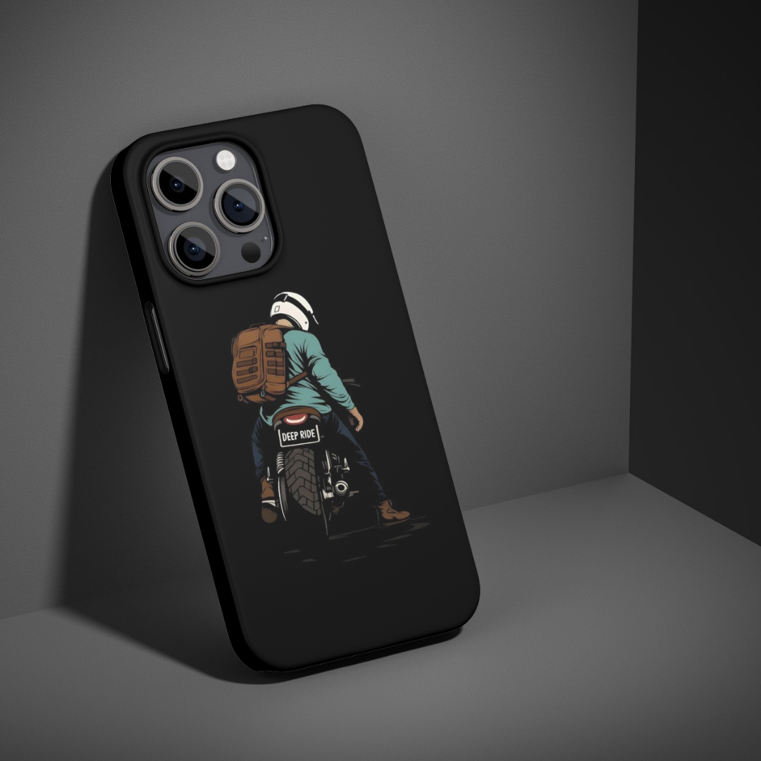 Motorcycle Rider Aesthetic Phone Case
