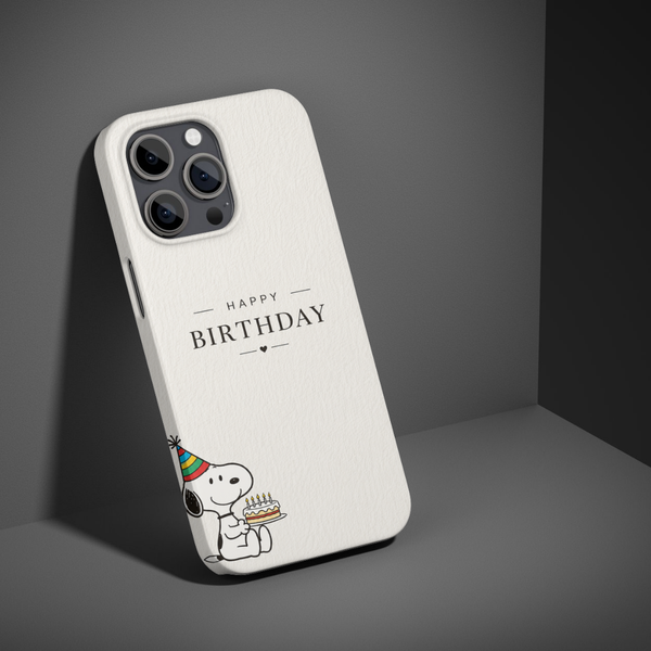 Happy Birthday Snoopy Phone Case