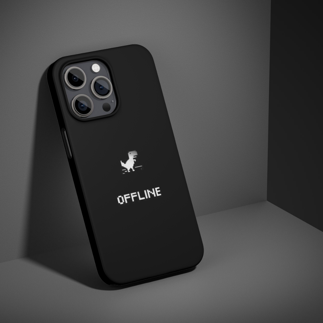 Offline Dino Phone Case