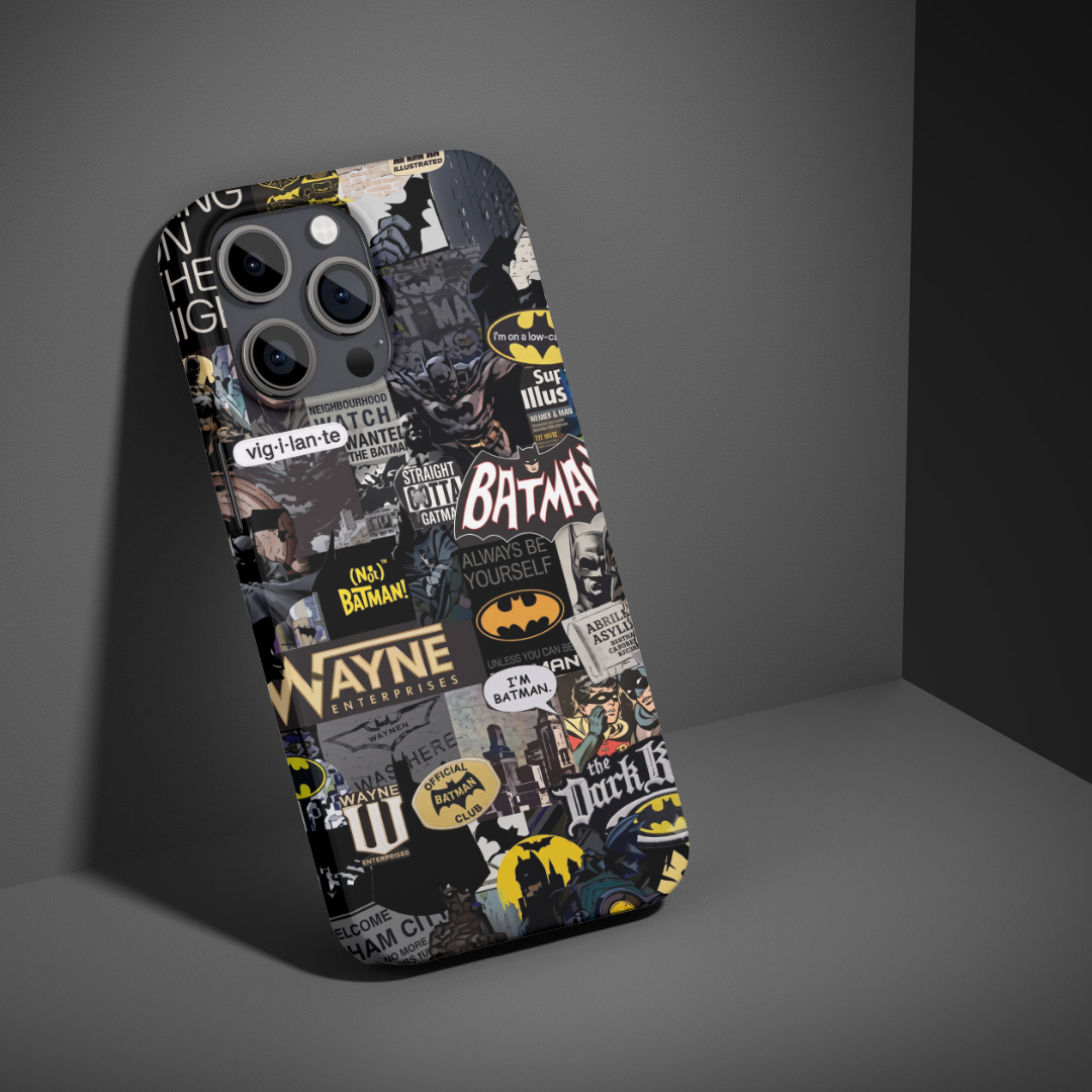 Dark Comic Collage Phone Case