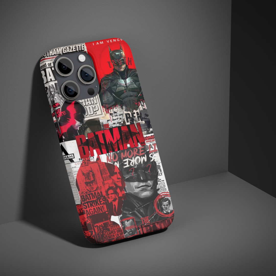 Red & Black Comic Collage Phone Case