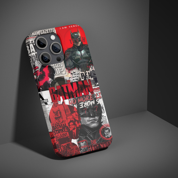 Red & Black Comic Collage Phone Case