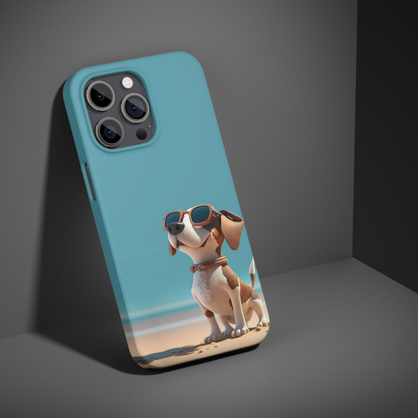Cool Dog Beach Aesthetic Phone Case