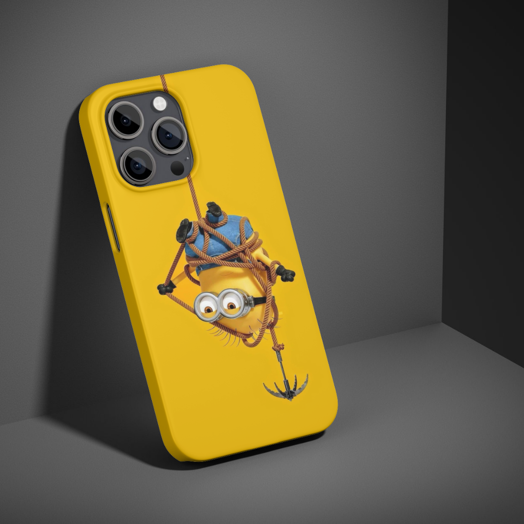 Upside Down Minion Rope Art Phone Case
