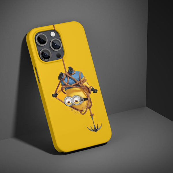 Upside Down Minion Rope Art Phone Case