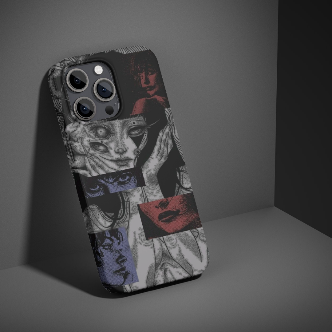 Retro faces collage phone case
